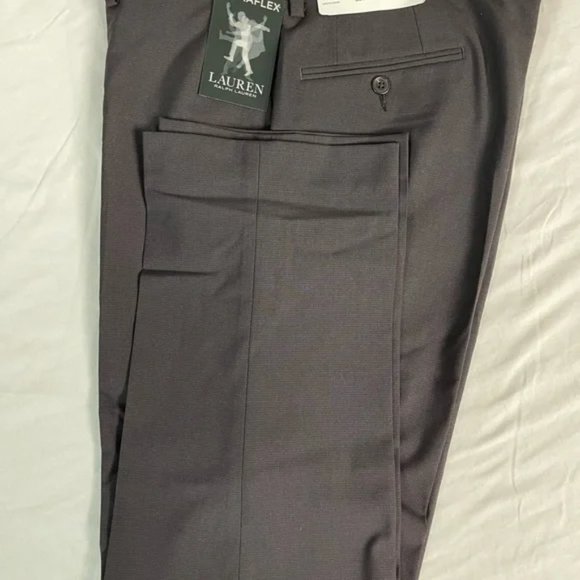 BNWT Ralph Lauren Polo Classic Fit Burgandy/Black 33x30 - Picture 3 of 8